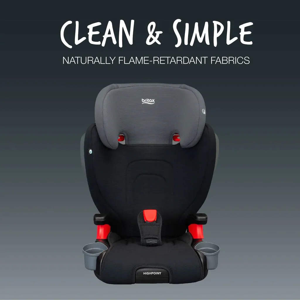 Britax HighPoint 2-Stage Booster Seat SafeWash - Black Ombre