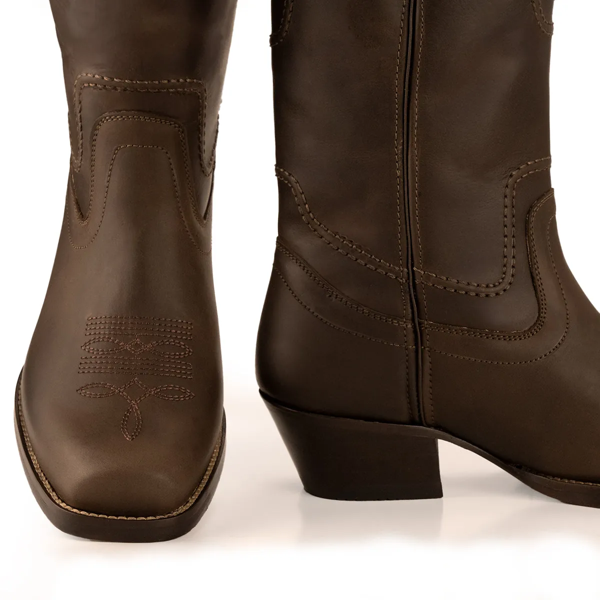 Brunello's The Rider Boot in Espresso