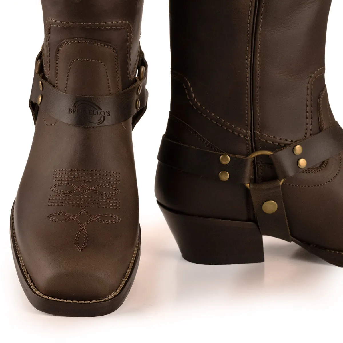 Brunello's The Rider Boot in Espresso