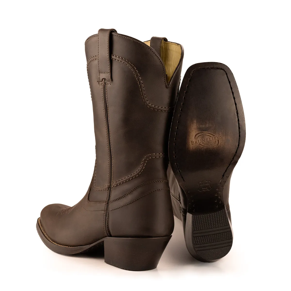 Brunello's The Rider Boot in Espresso