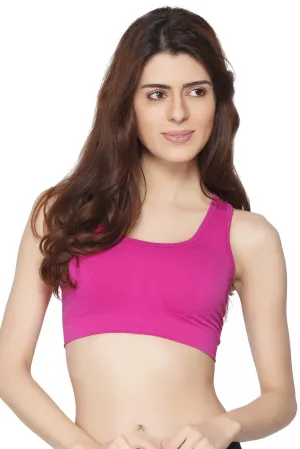 C9 Airwear Sports Bra For Women - Fushcia