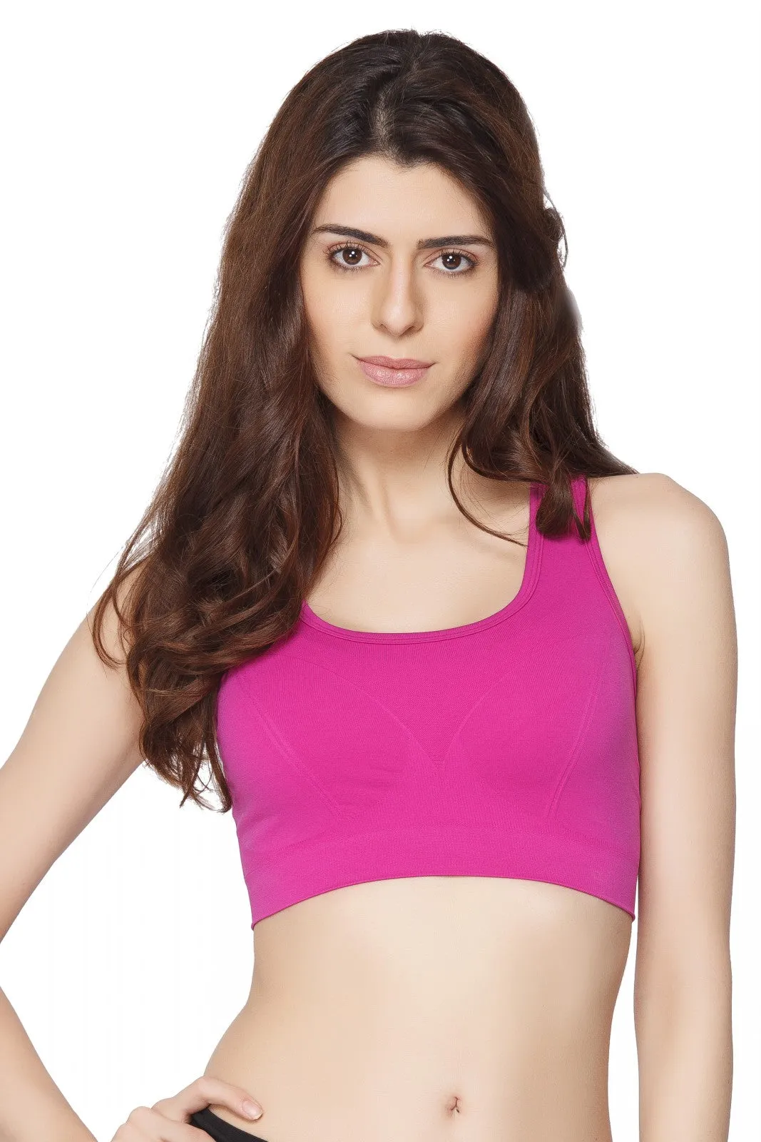 C9 Airwear Sports Bra For Women - Fushcia