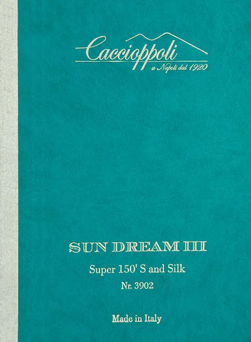 Caccioppoli Sun Dream Frozo Blue Wool Silk Pants