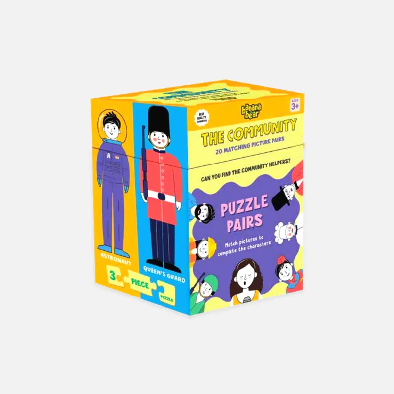 Community Connection Pictorial Pairings Puzzles Set (60 Pcs)