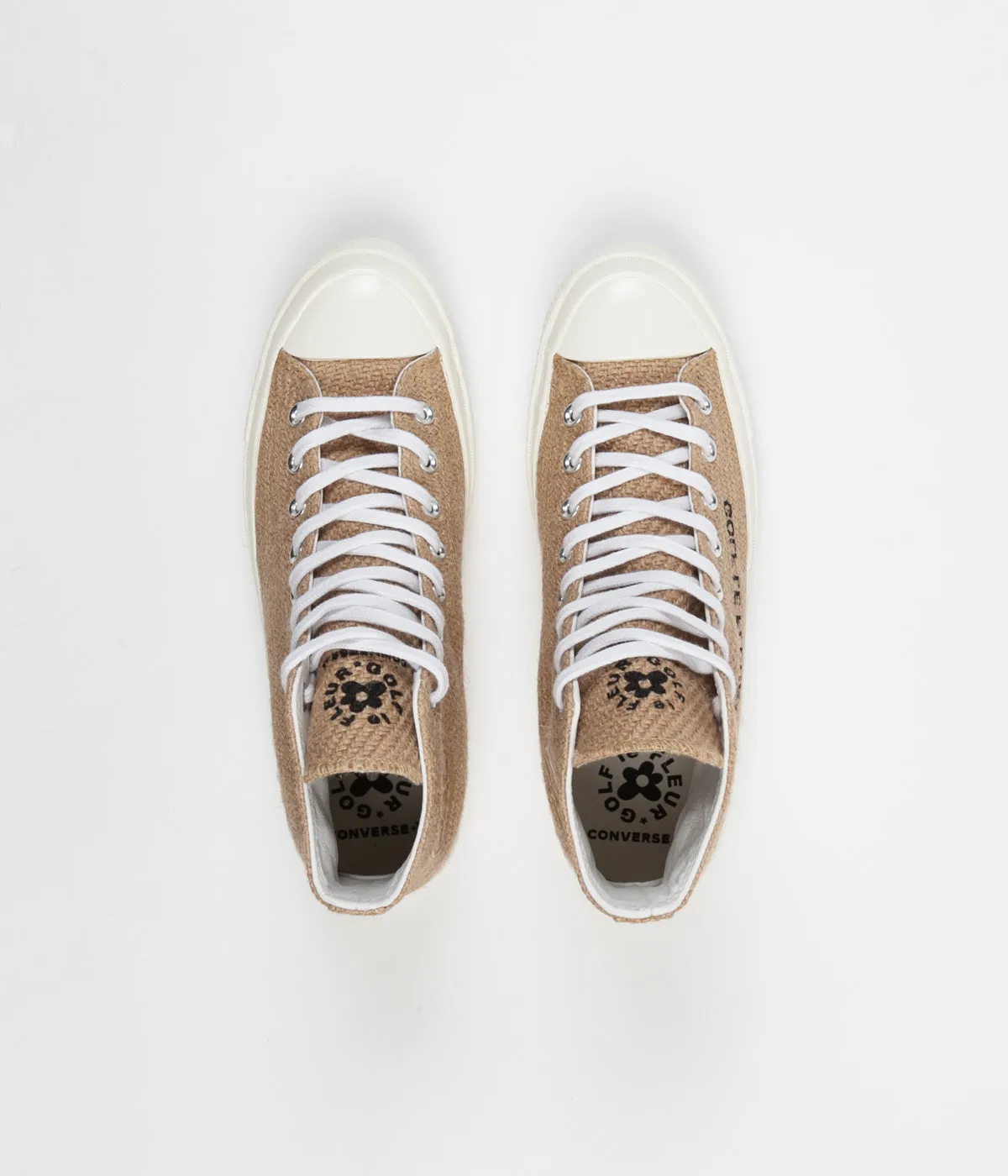 Converse Golf Le Fleur Chuck 70's Hi Shoes - Curry / Egret / Black