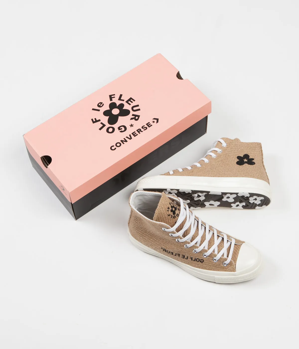 Converse Golf Le Fleur Chuck 70's Hi Shoes - Curry / Egret / Black