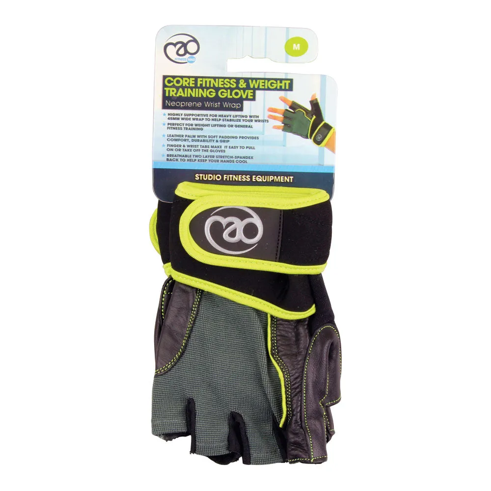 Core Fitness & Weight Training Gloves