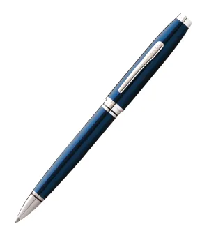 Coventry Blue Lacquer Ballpoint Pen