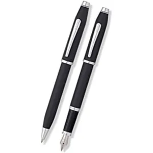 Cross Century II Fountain Pen & Ballpoint Set Black Smooth Touch