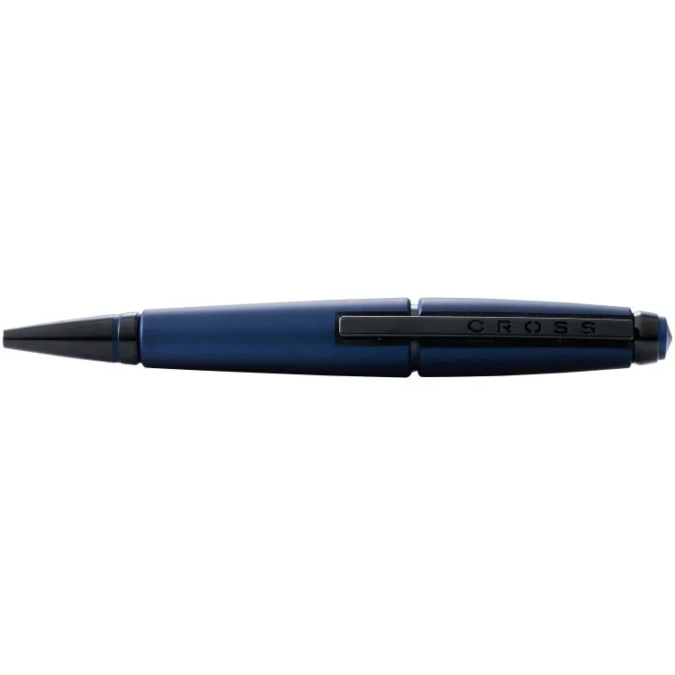 Cross Edge Matte Blue w/PVD Rollerball Pen