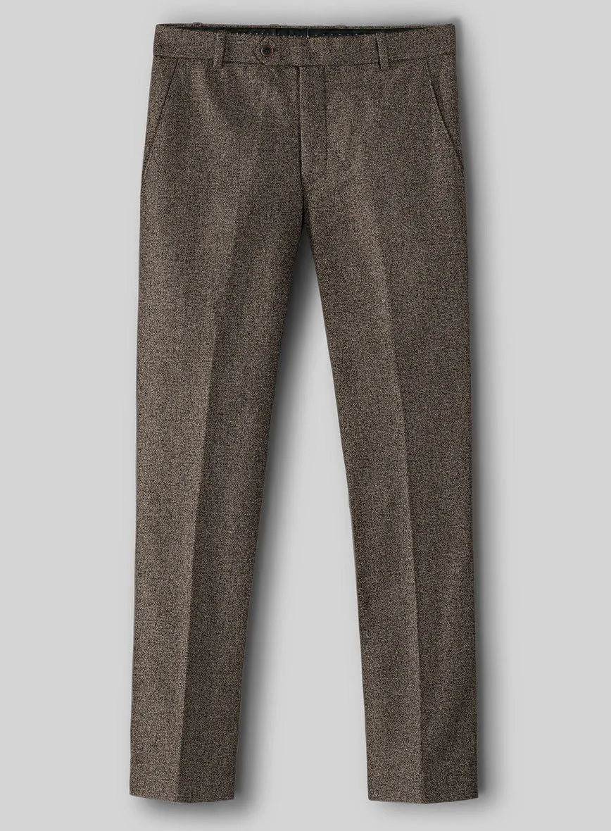 Dapper Brown Tweed Pants