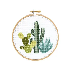 Desert Cacti Counted Cross Stitch Kit