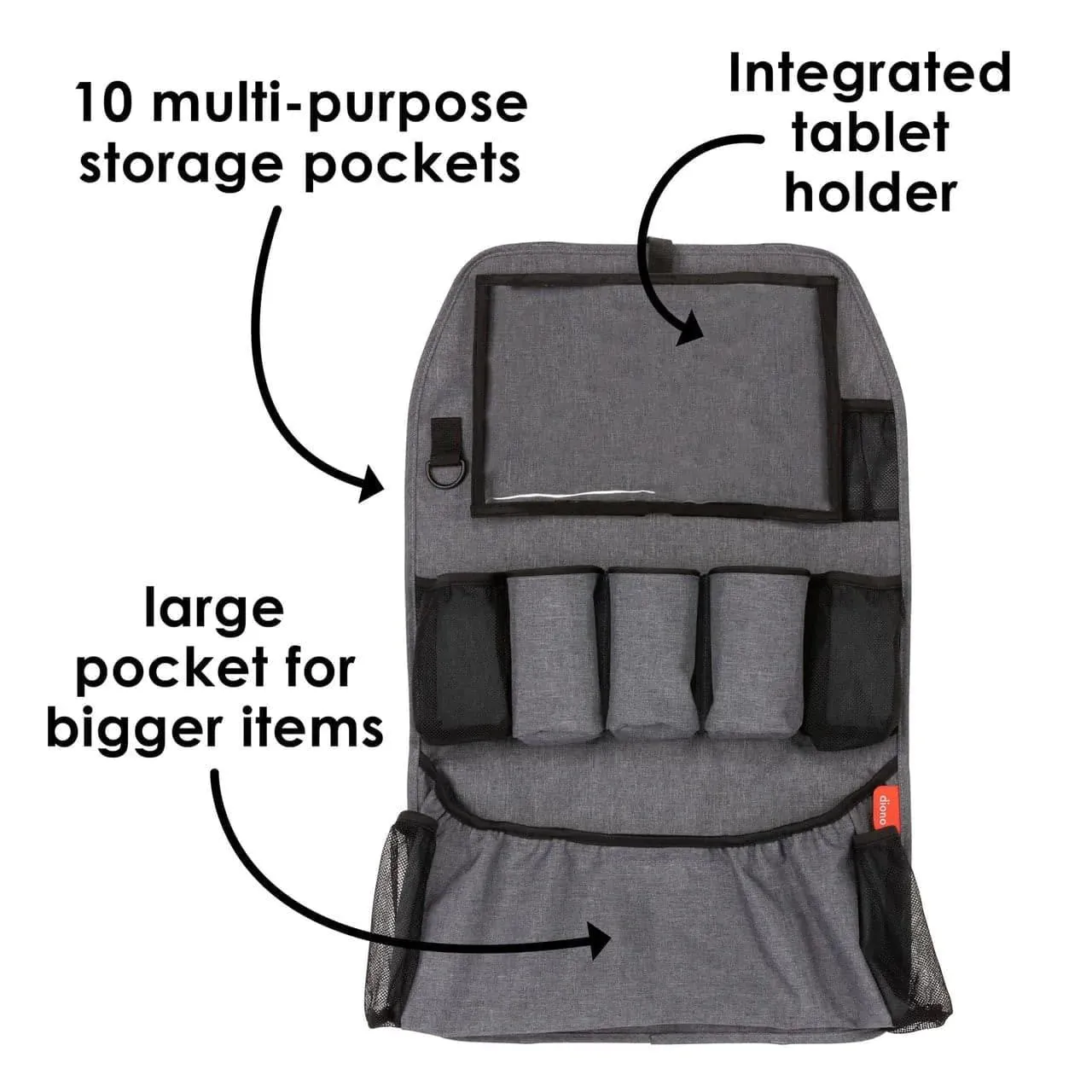 Diono Back Seat Organizer Stow 'n Go XL - Grey