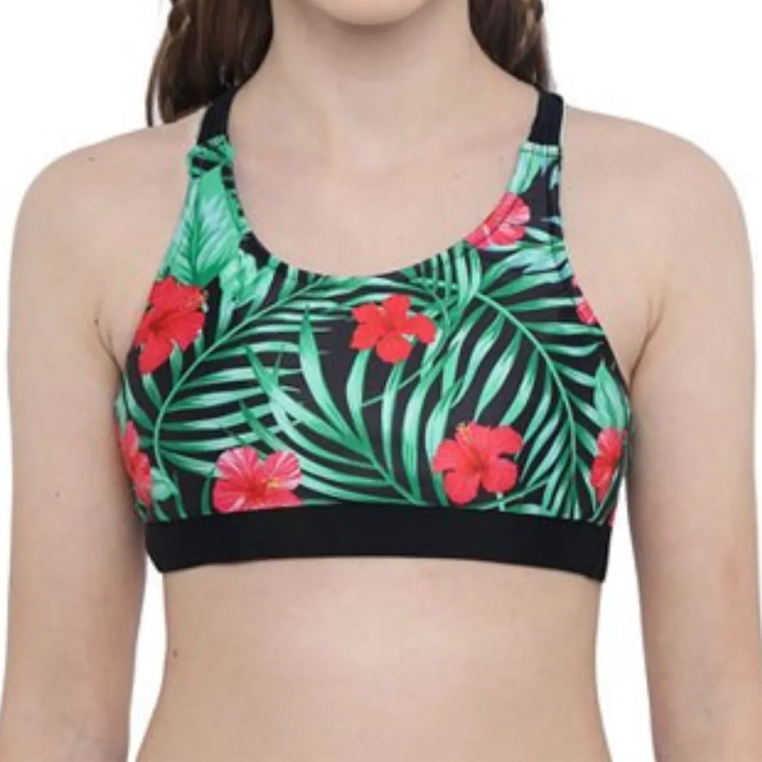 Ditto Dancewear Children's Hibiscus Crop Top