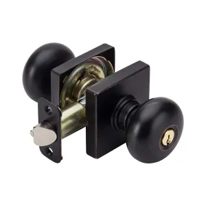 Door Knob Set Keyed / Entry Function Contemporary Style Kendall Collection