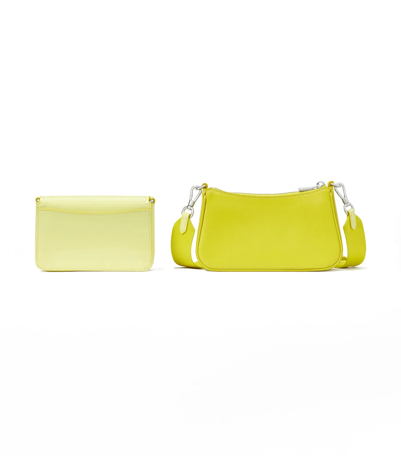 Double Up Patent Leather Crossbody Wasabi Multi