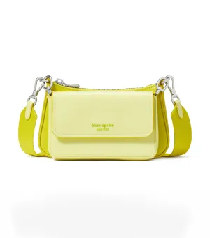 Double Up Patent Leather Crossbody Wasabi Multi