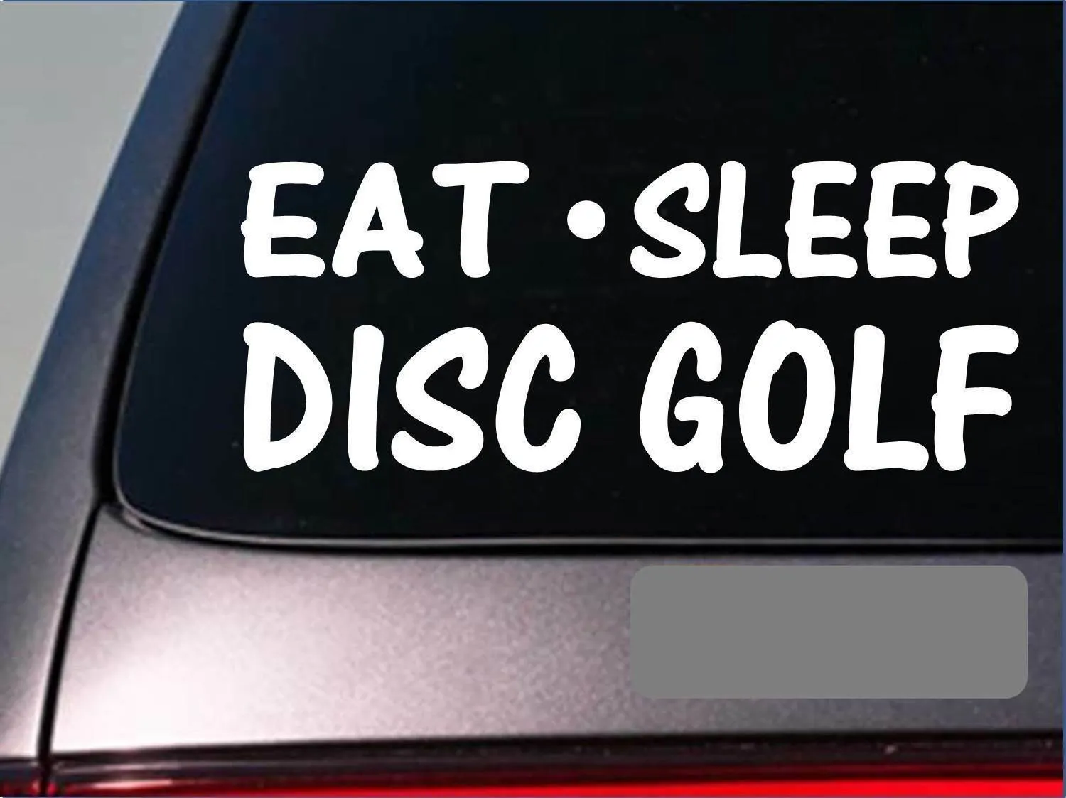 Eat Sleep Disc Golf Sticker *G850* 8" vinyl driver putter disc shoes series