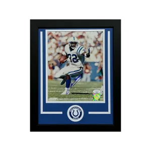 Edgerrin James Hand Signed & Framed Indianapolis Colts 8x10 Football Photo