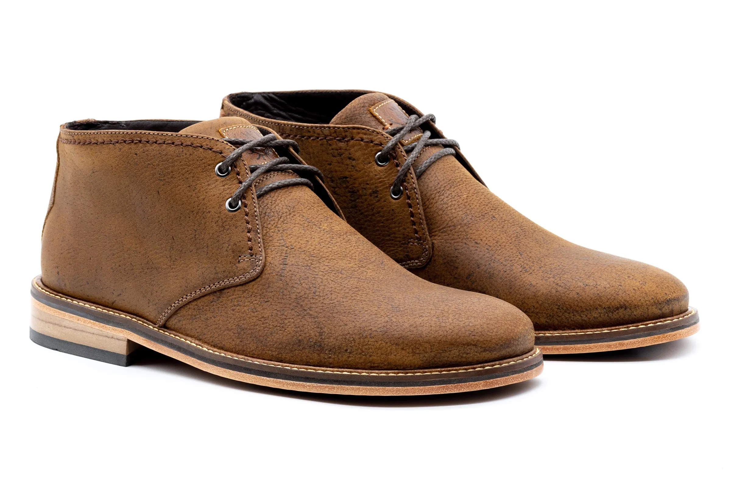 Ernest Safari Kudu Chukka Boots - Mocha