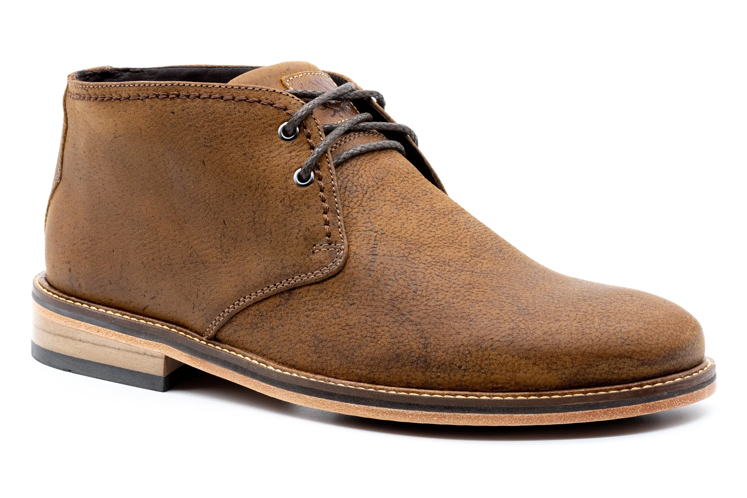 Ernest Safari Kudu Chukka Boots - Mocha