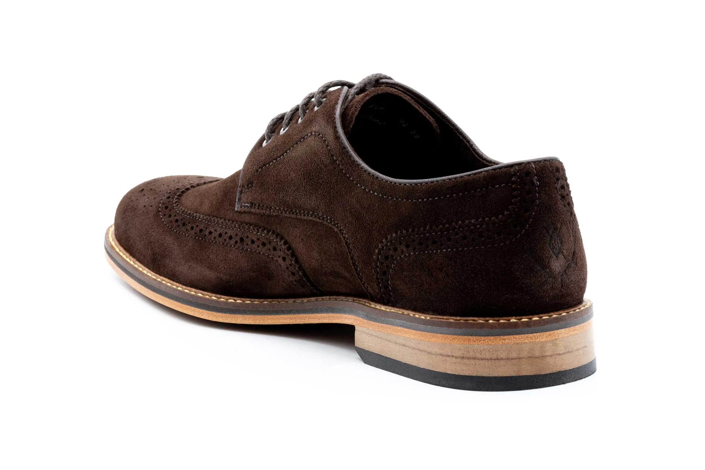 Ernest Wingtip Chukka Boots - Walnut