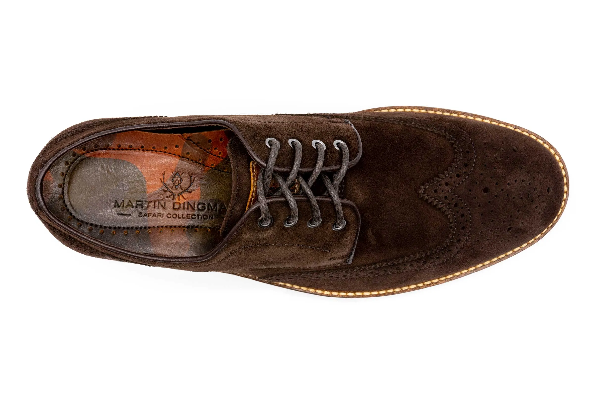 Ernest Wingtip Chukka Boots - Walnut