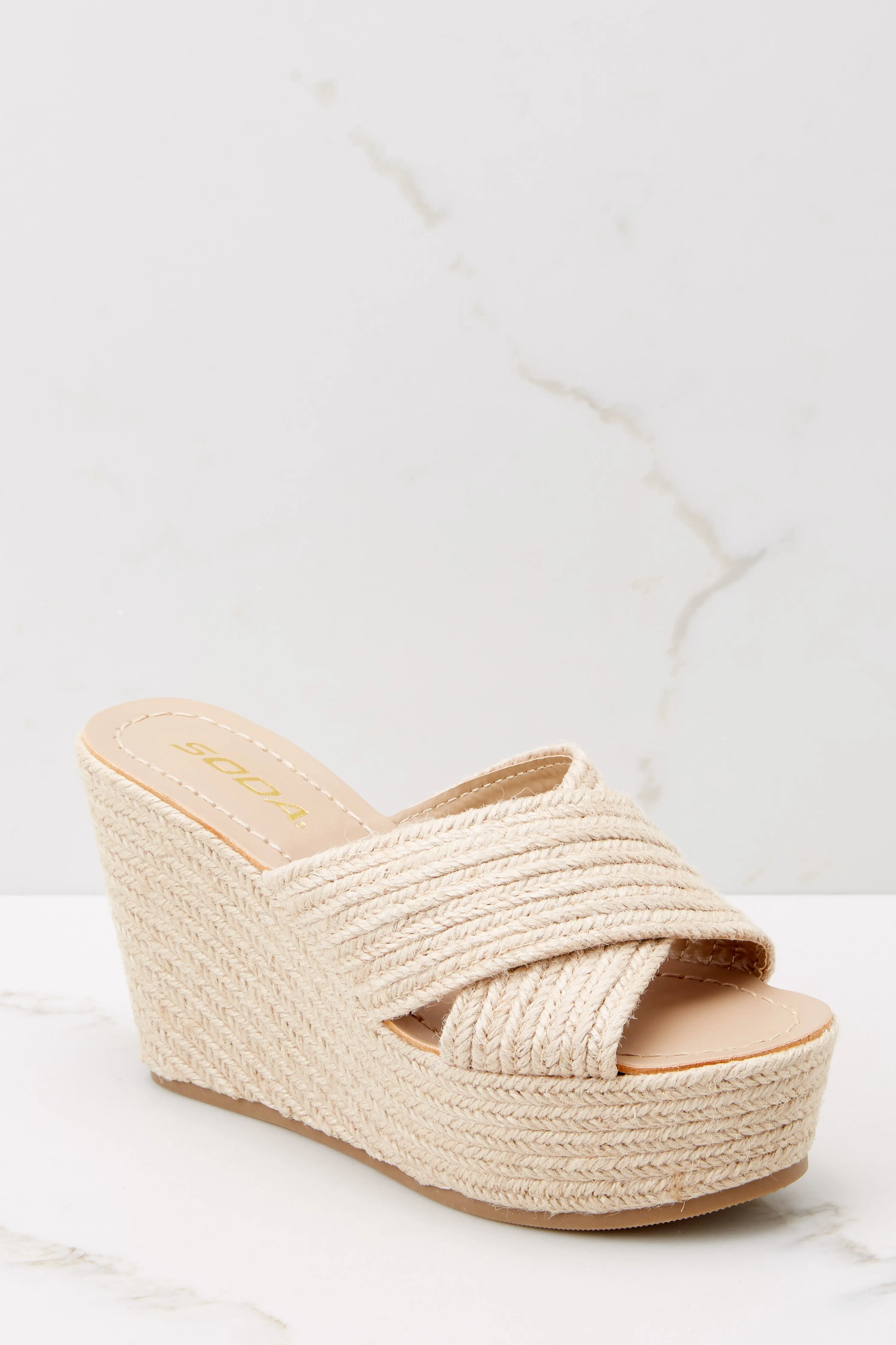 Eventful Outings Natural Wedge Sandals