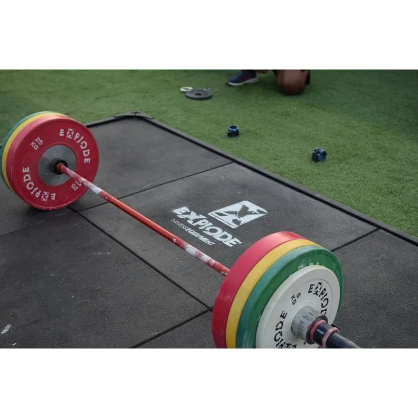 Explode Fitness Gym CrossFit 15 KG Cerakote "One More Rep" OLYMPIC Barbell [WS]