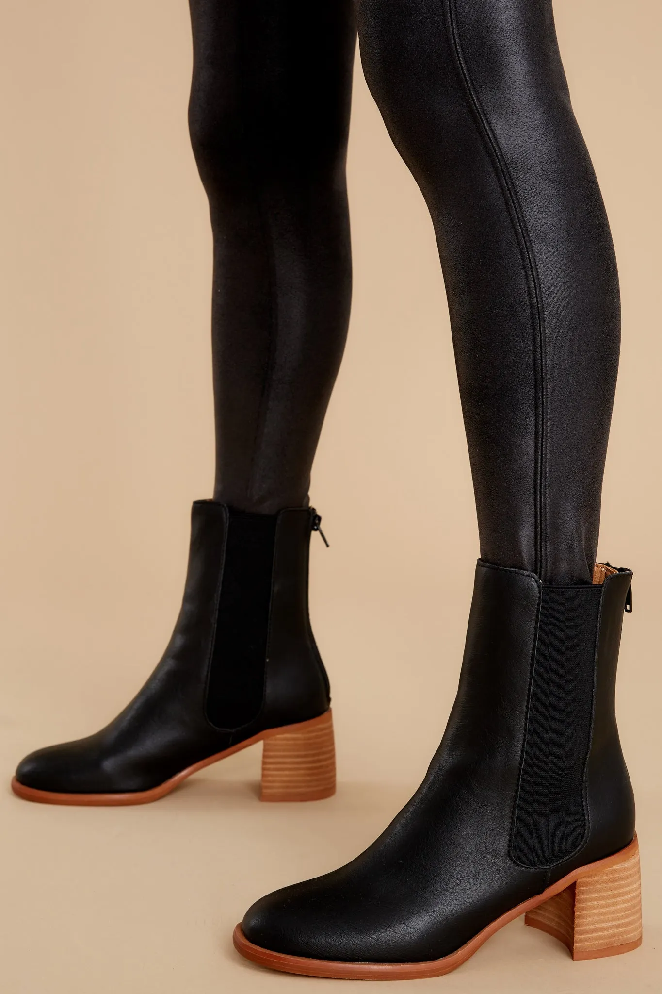 Fierce Step Black Ankle Booties