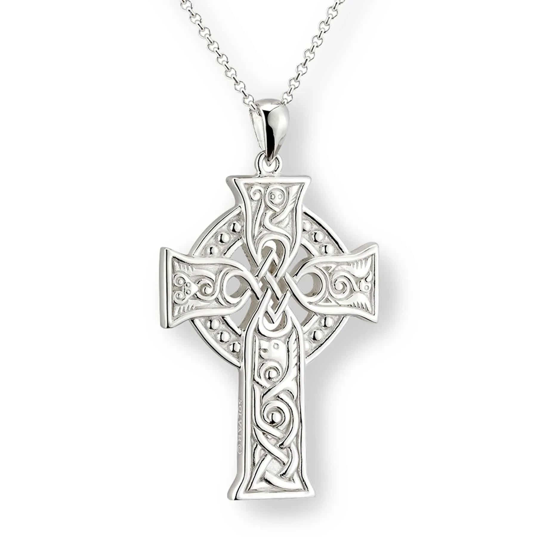 Four Apostles Celtic Cross Necklace