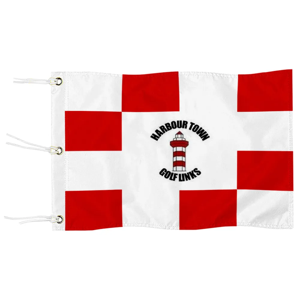 Fyon Harbour Town Golf Links Pin Flag RBC Heritage Tournament Golf Flag Banner Grommets