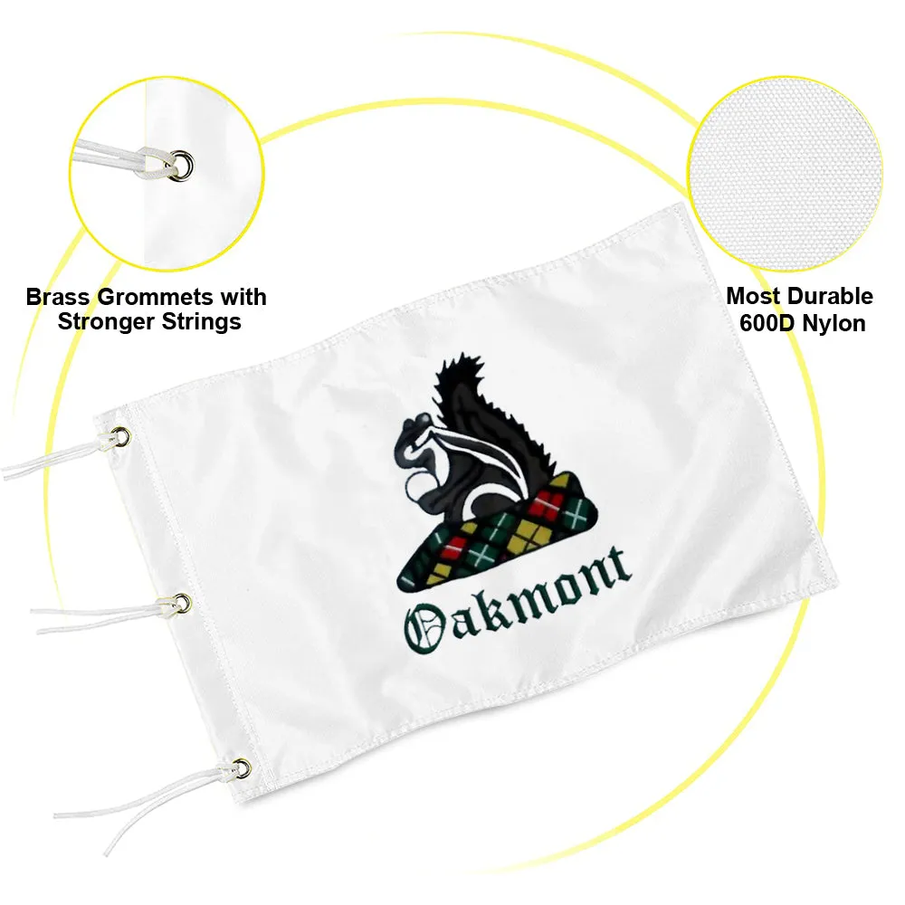 Fyon Merchandise Oakmont Country Club Embroidered Golf Pin Flag Banner Grommets