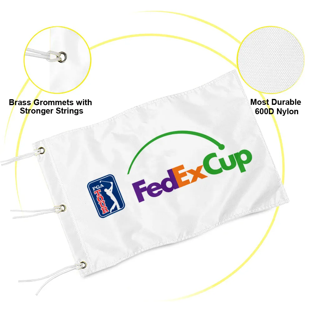 Fyon PGA Tour FedEx Cup Pin Flag Banner Grommets