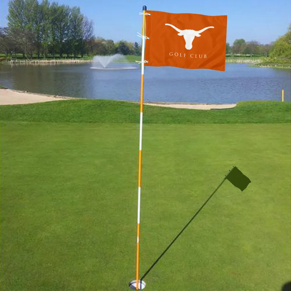 Fyon Texas Longhorn Golf Club Pin Flag Banner Grommets