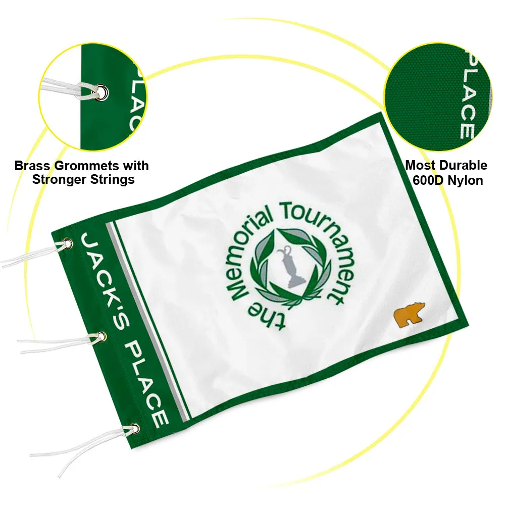 Fyon The Memorial Tournament Golf LE Pin Flag Jacks Place Nicklaus Masters Flag Banner Grommets