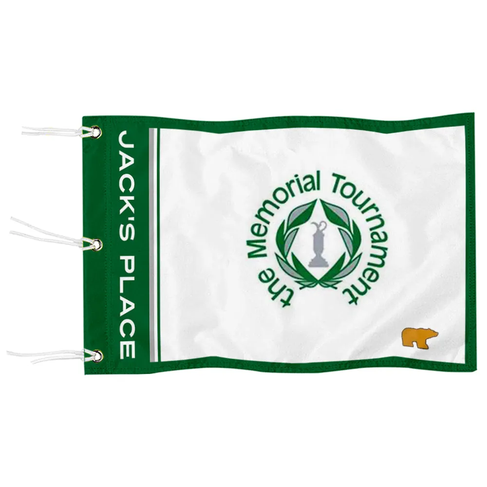 Fyon The Memorial Tournament Golf LE Pin Flag Jacks Place Nicklaus Masters Flag Banner Grommets