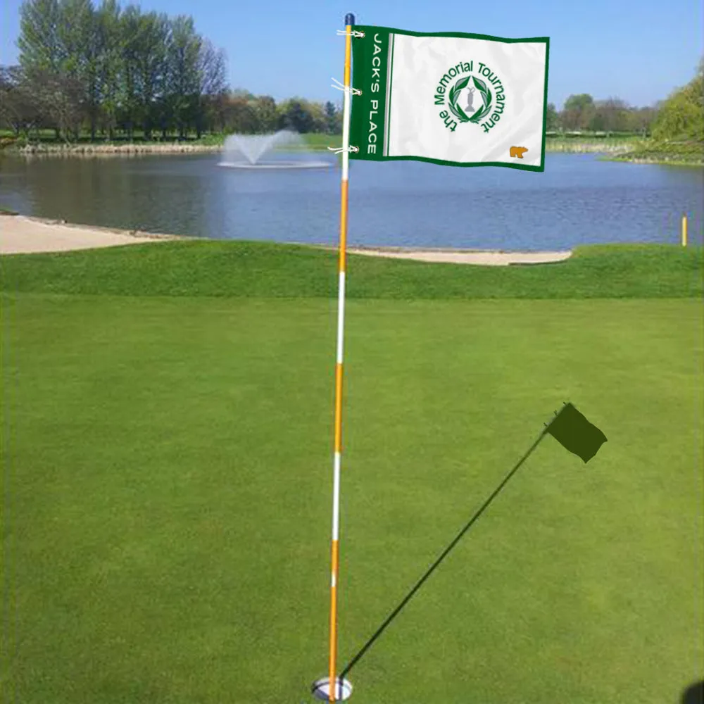 Fyon The Memorial Tournament Golf LE Pin Flag Jacks Place Nicklaus Masters Flag Banner Grommets