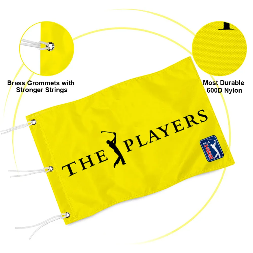 Fyon The Players Golf Flag Banner Grommets Yellow