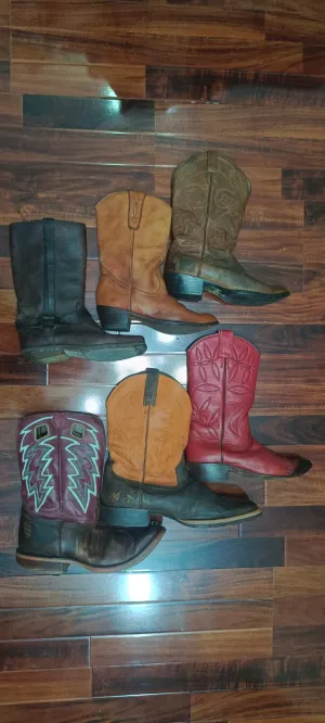 G0079 Vintage Cow Boy Boots - 25 pieces