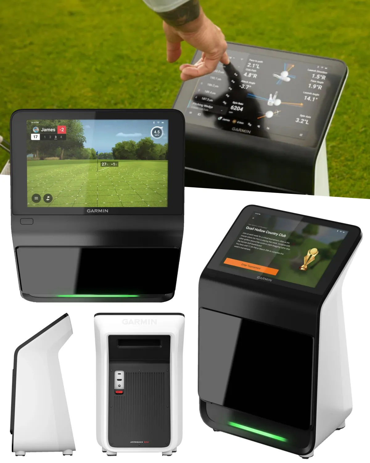 Garmin Approach R50 Premium Golf Launch Monitor and Simulator with Wearable4U Power Bank Bundle