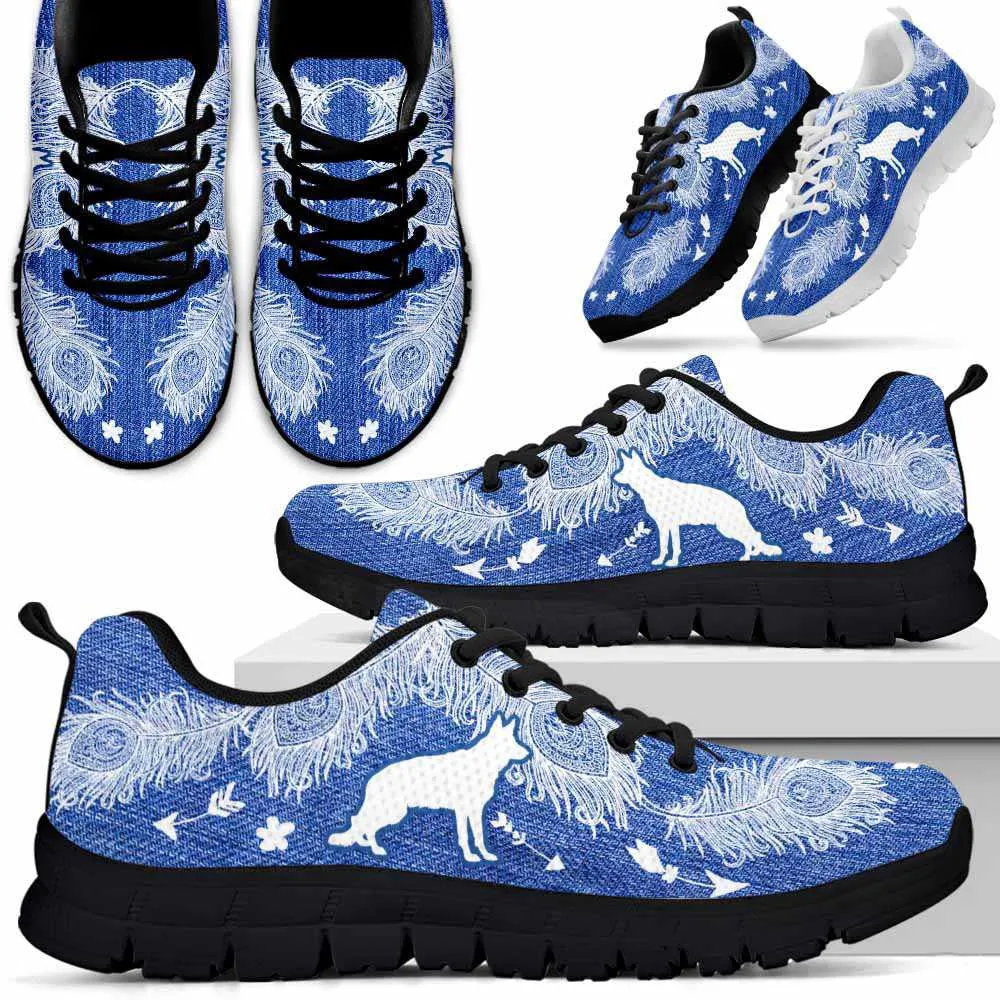 German Shepherd Sneaker, German Shepherd Dog Lovers Sneakers Running Shoes, German Shepherd Shoes