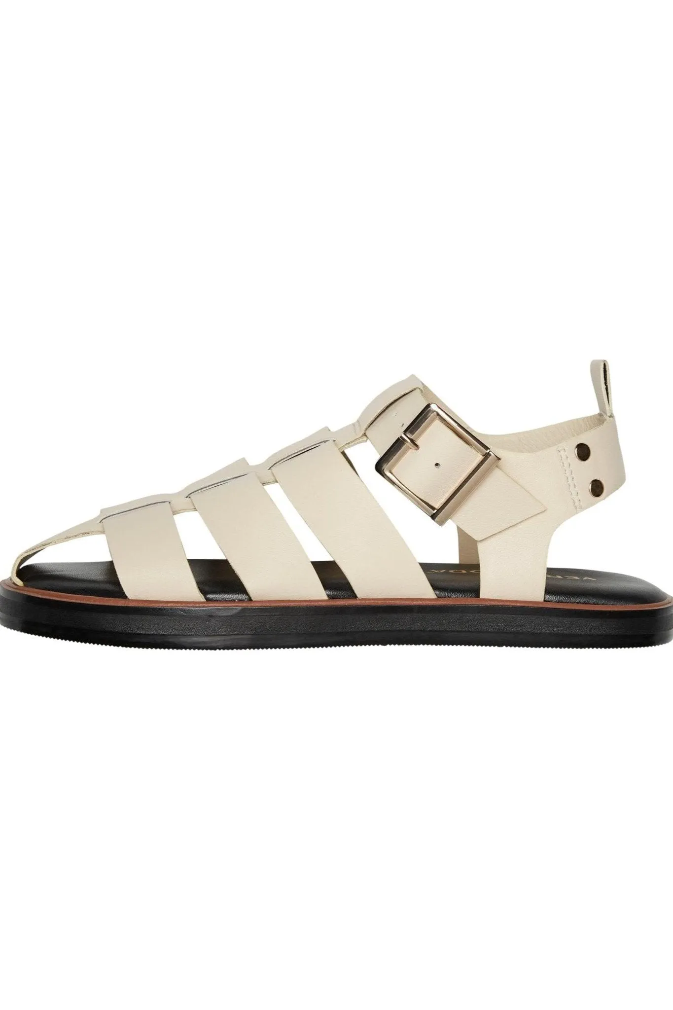 Gitta Leather Sandal - Oatmeal