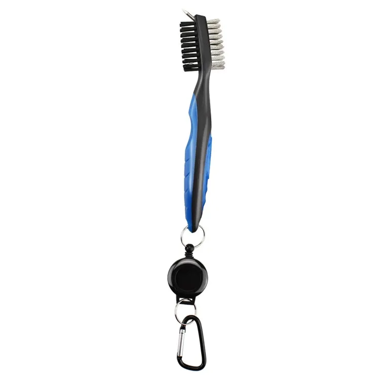 Golf Club Brush Ball Slot Cleaning Brush Cleaning Set(Blue)