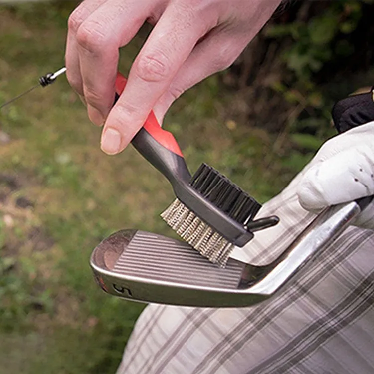 Golf Club Brush Ball Slot Cleaning Brush Cleaning Set(Blue)