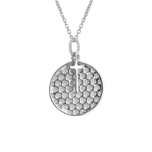 Golf Cross Necklace | Sterling Silver