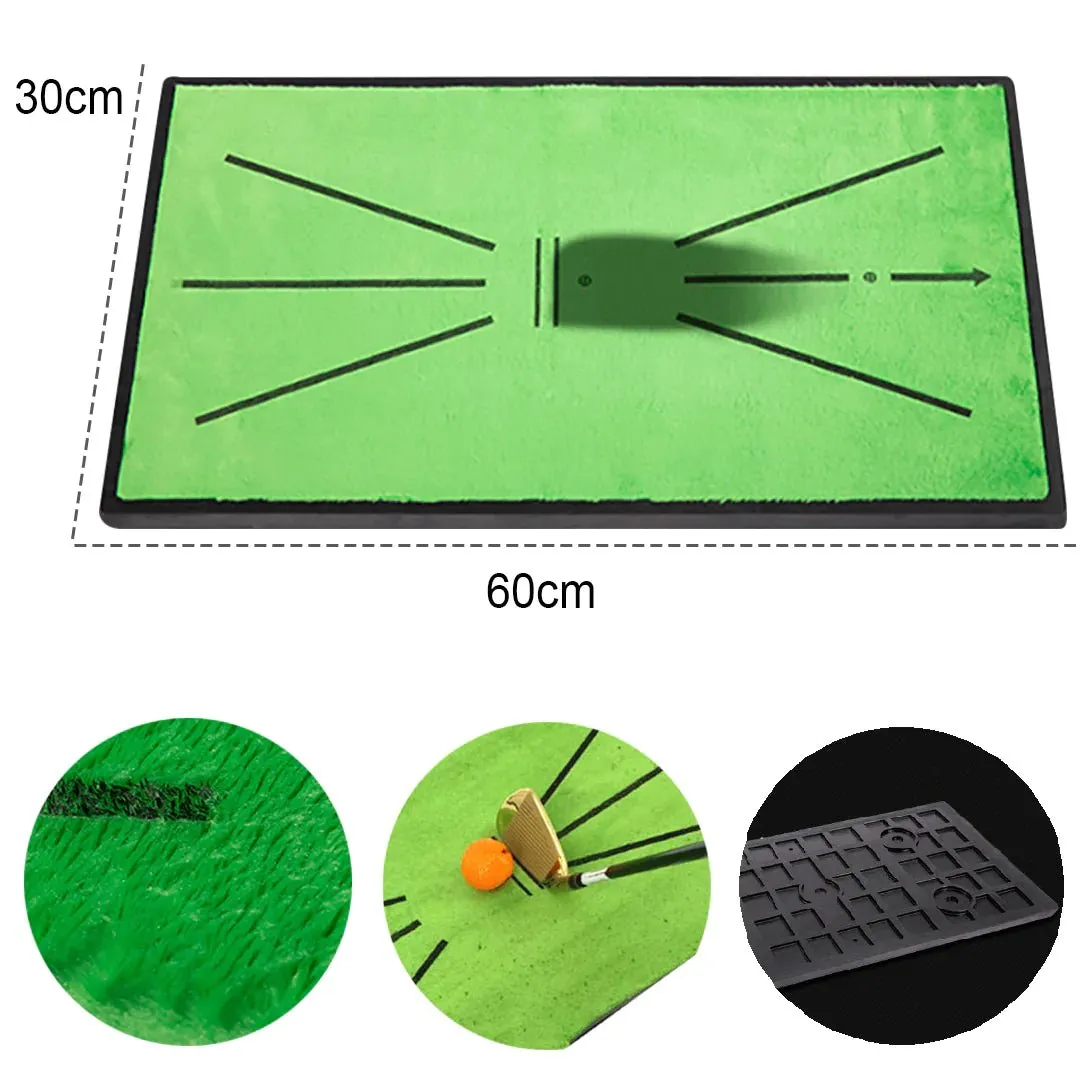 Golf Training Mat - Swing Detection Divot for Indoor Outdoor Golf Training Equipment