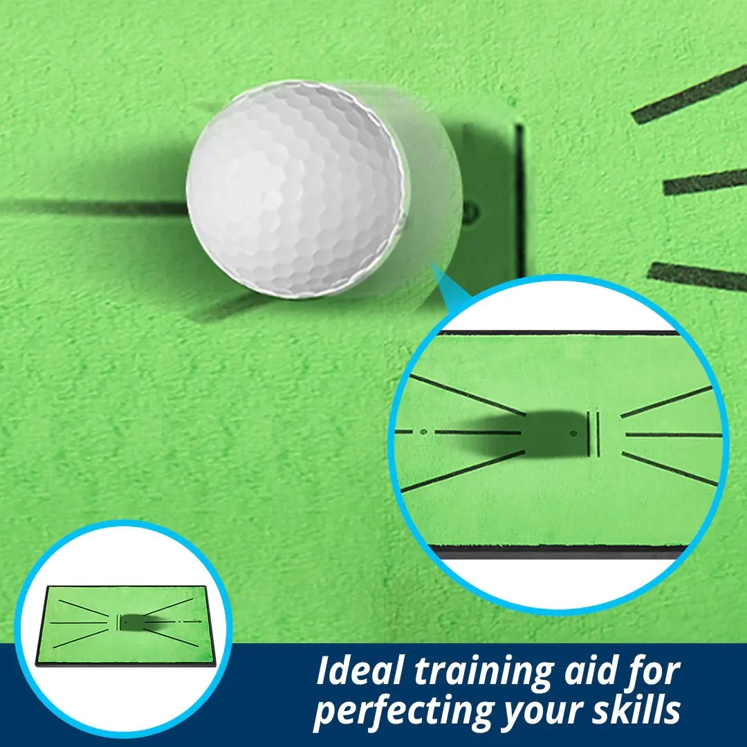 Golf Training Mat - Swing Detection Divot for Indoor Outdoor Golf Training Equipment