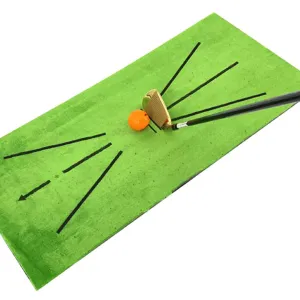 Golf Training Mat - Swing Detection Divot for Indoor Outdoor Golf Training Equipment