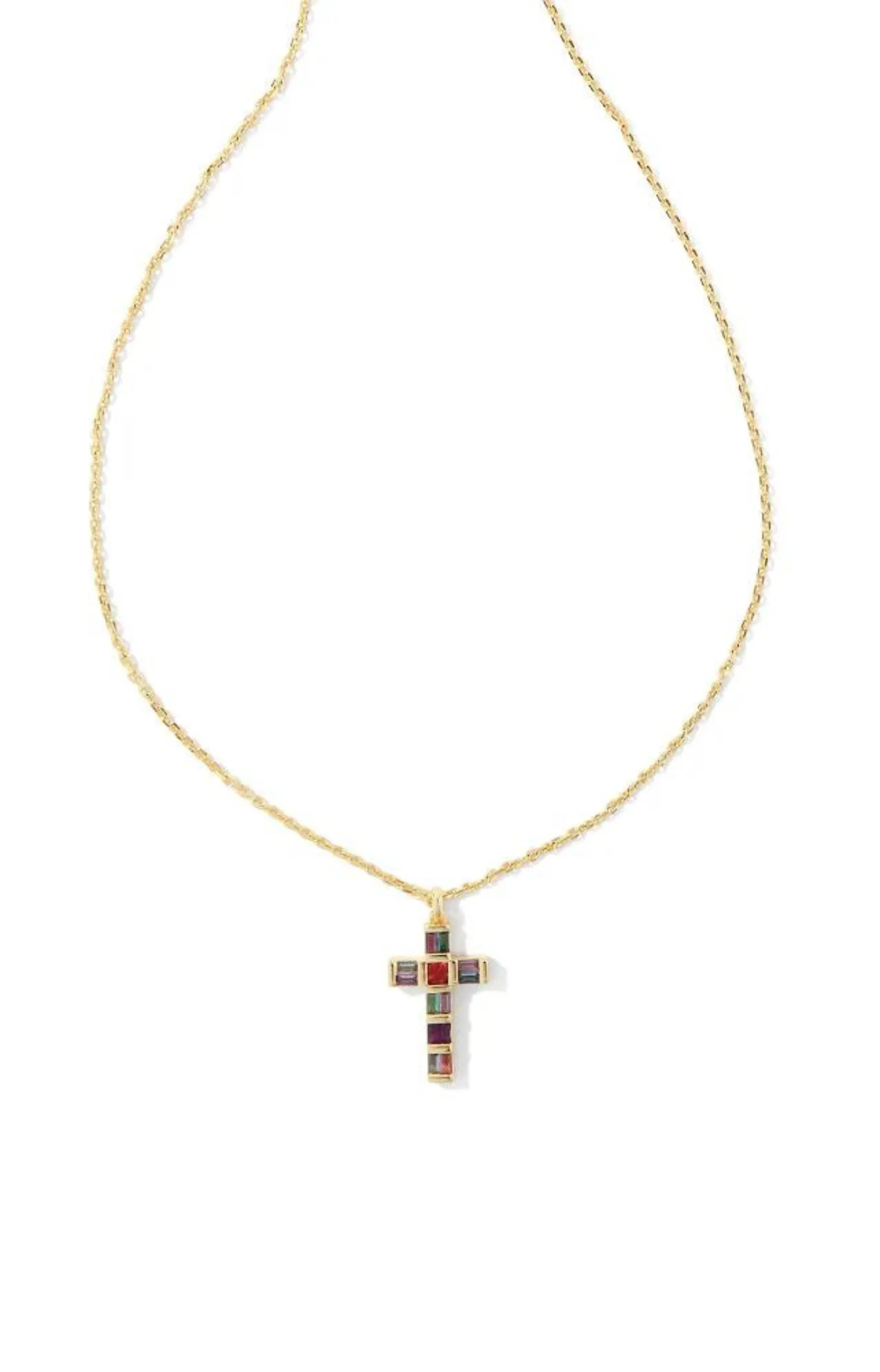 Gracie Gold Cross Short Pendant Necklace